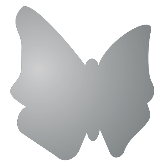 Hochwertige Autotür-Magnetfolie in Schmetterling-Form