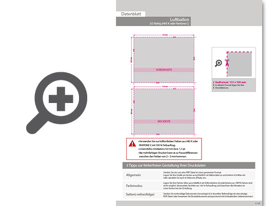 Product Bild luftballon_metallic_Ø_33_cm_2_2-farbig_(hks_oder_pantone)_zweiseitig_bedruckt