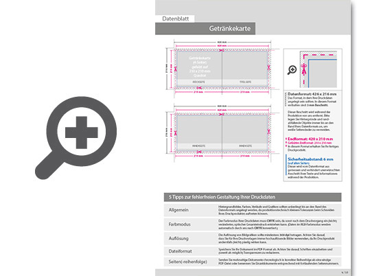 Product Bild getr__nkekarte__gefalzt_auf_quadrat_21_0_cm_x_21_0_cm__4-seiter