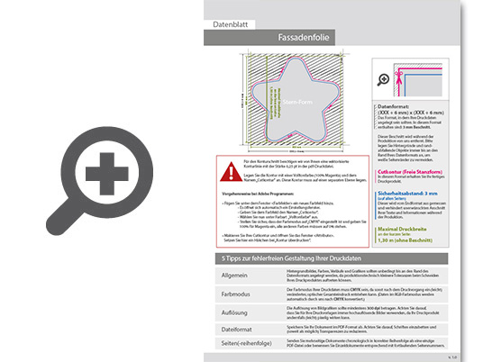 Product Bild hochwertige_fassadenfolie_in_stern-form_konturgeschnitten___einseitig_4_0-farbig_bedruckt