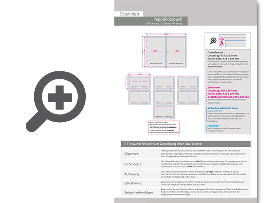 Product Bild pappspeisekarten_mit_lay-flat-bindung__din_a4_hoch__16_seiten__4_4-farbig_beidseitig_bedruckt